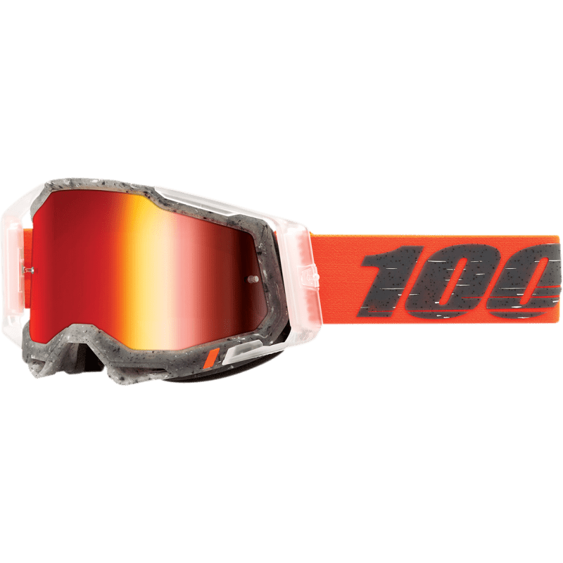 100% RACECRAFT 2 GOGGLE SCHRUTE MIRROR RED LENS (50010 - 00014) - DRIVEN Canada's Powersports 19626100171650010 - 00014