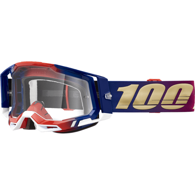 100% RACECRAFT 2 GOGGLE UNITED CLEAR LENS (50009 - 00009) - DRIVEN Canada's Powersports 19626100160050009 - 00009
