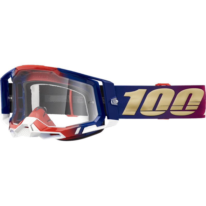 100% RACECRAFT 2 GOGGLE UNITED CLEAR LENS (50009 - 00009) - DRIVEN Canada's Powersports 19626100160050009 - 00009