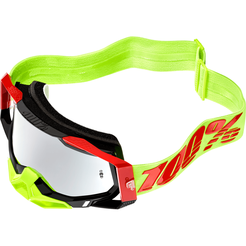 100% RACECRAFT 2 GOGGLE WIZ FLASH SILVER LENS (50010 - 00010) - DRIVEN Canada's Powersports 19626100176150010 - 00010