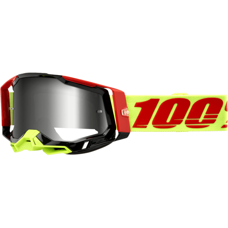 100% RACECRAFT 2 GOGGLE WIZ FLASH SILVER LENS (50010 - 00010) - DRIVEN Canada's Powersports 19626100176150010 - 00010