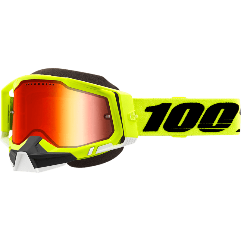 100% RACECRAFT 2 SNOWMOBILE GOGGLE MIRROR RED LENS - DRIVEN Canada's Powersports 19626100189150012 - 00004