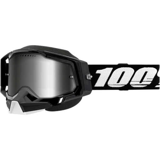 100% RACECRAFT 2 SNOWMOBILE GOGGLE - MIRROR SILVER LENS - Driven Powersports Inc.19626100184650012-00001