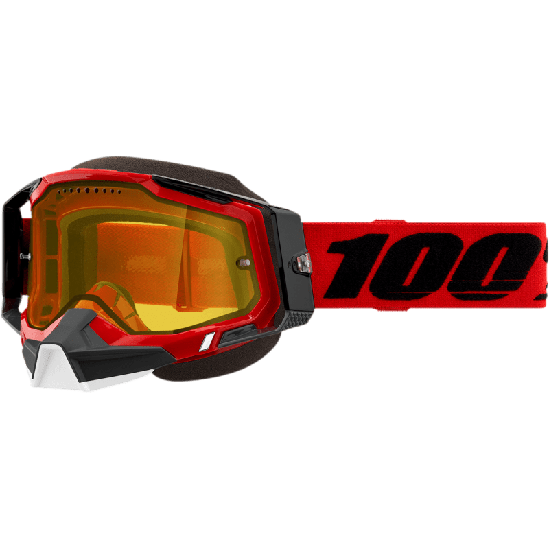 100% RACECRAFT 2 SNOWMOBILE GOGGLE YELLOW LENS - DRIVEN Canada's Powersports 19626100180850011 - 00003