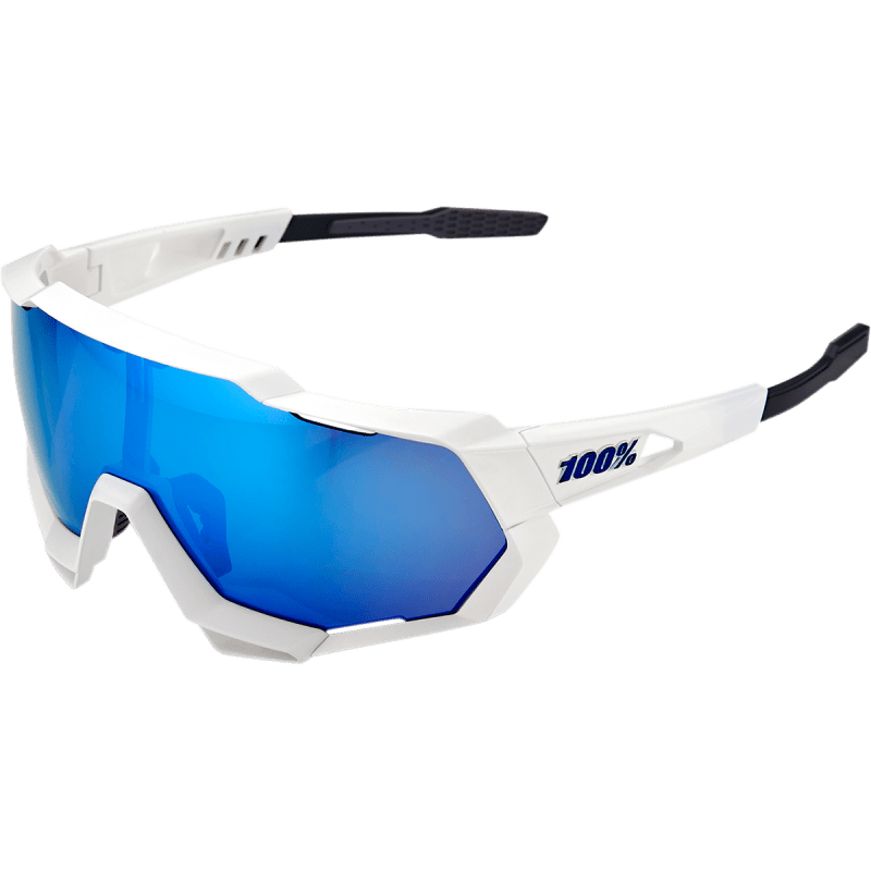 100% SPEEDTRAP MATTE WHITE W/HIPER ICEBERG LENS - DRIVEN Canada's Powersports 84126917843360012 - 00003