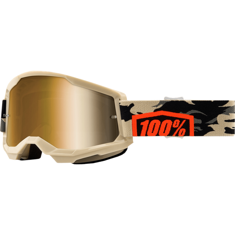 100% STRATA 2 GOGGLE KOMBAT TRUE GOLD LENS (50028 - 00007) - DRIVEN Canada's Powersports 19626100208950028 - 00007
