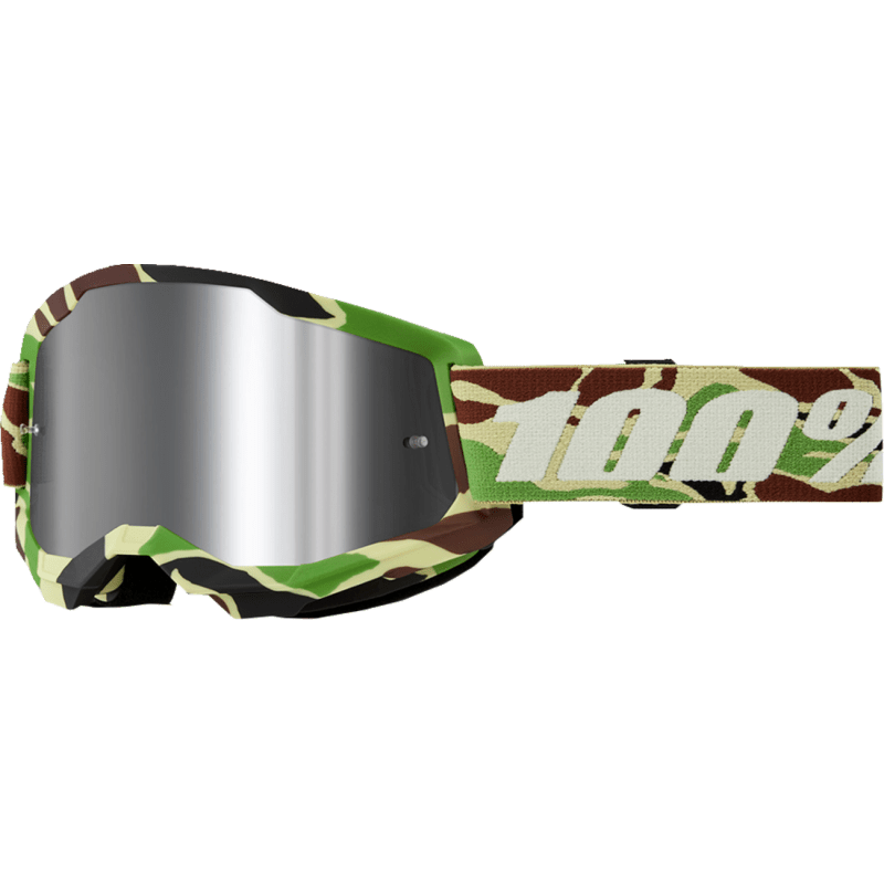 100% STRATA 2 GOGGLE WAR MIRROR SILVER LENS - DRIVEN Canada's Powersports 19626104548250028 - 00024