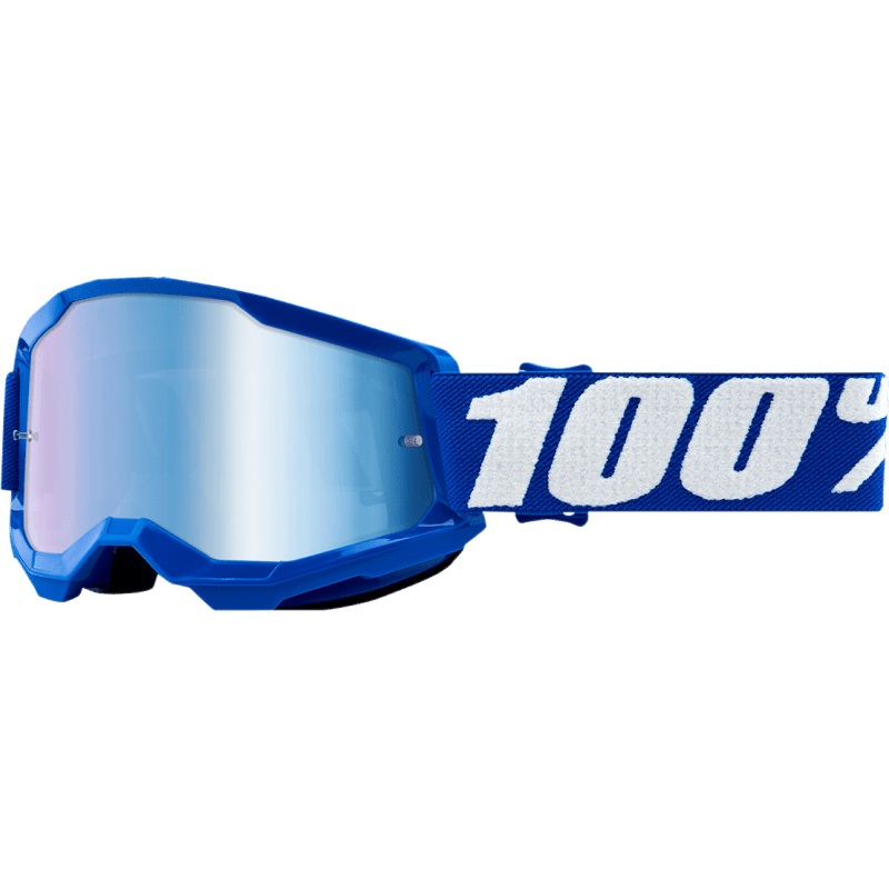 100% STRATA 2 YOUTH GOGGLE MIRROR BLUE LENS - DRIVEN Canada's Powersports 19626100222550032 - 00002