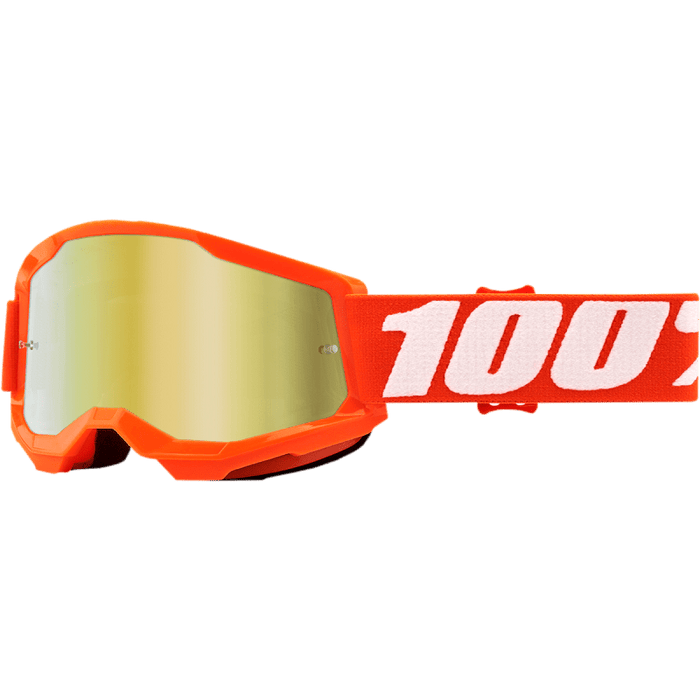 100% STRATA 2 YOUTH GOGGLE - MIRROR GOLD LENS - Driven Powersports Inc.19626100225650032-00005