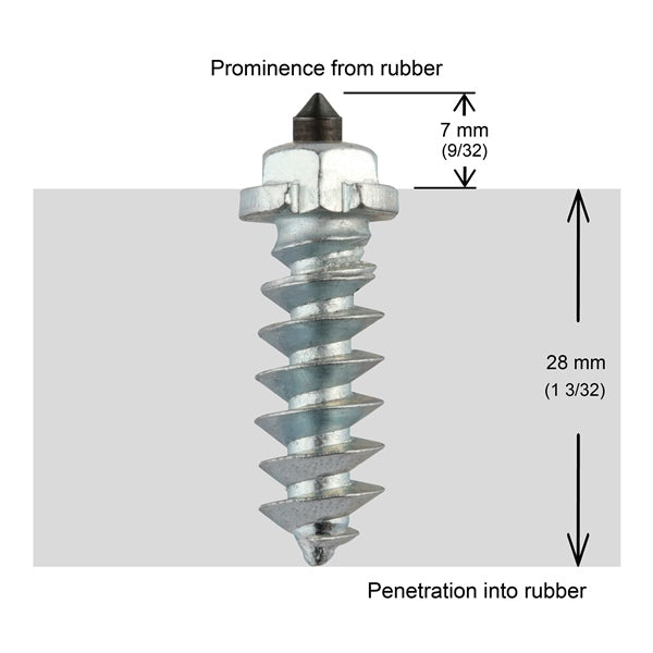IGRIP SCREW STUDS 30MM 100QTY (SS-30100R) - Driven Powersports