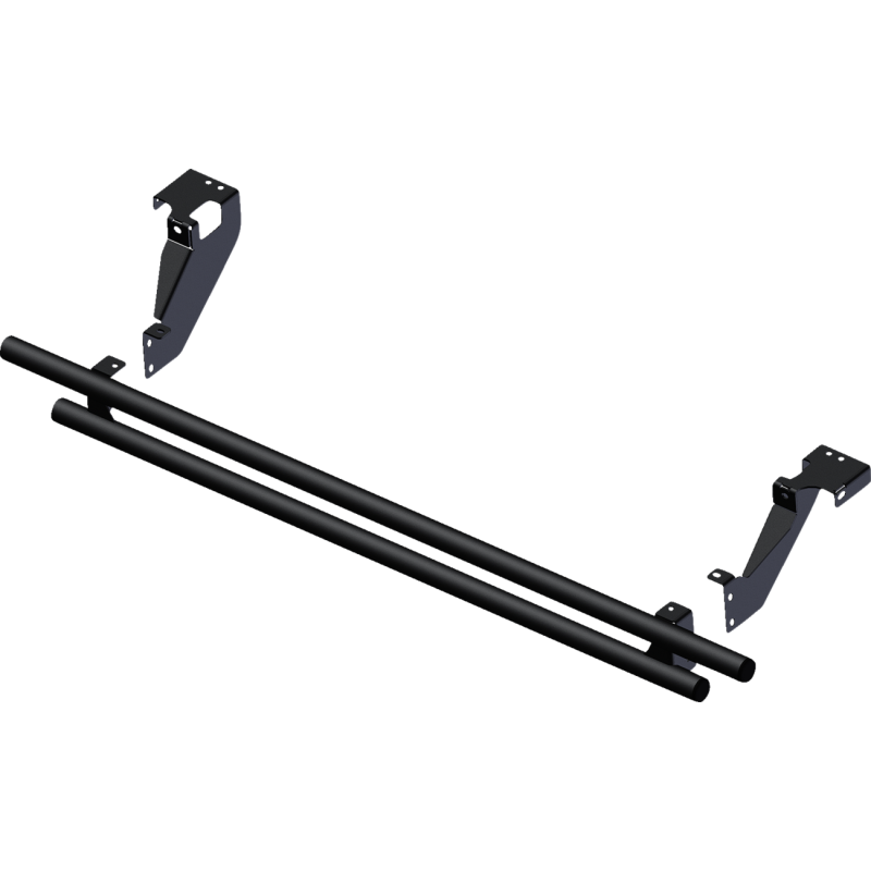 KFI PRODUCTS REAR BUMPER - - KAWASAKI (101800) Black Front - Driven Powersports