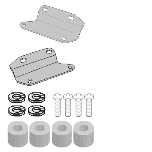 GIVI 1185KIT Adapter Kit for TE1185 w/o Monorack, fits Honda CB650R / CBR650R