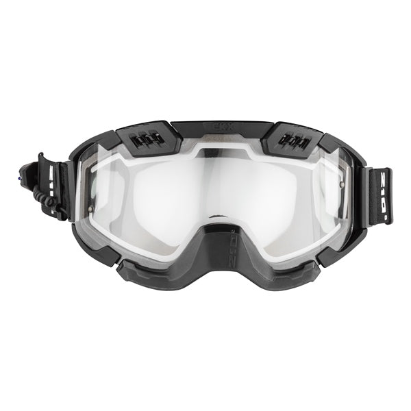 CKX Electric 210° Goggles with Controlled Ventilation for Backcountry 210 Off-Road Matte Black Clear - Driven Powersports