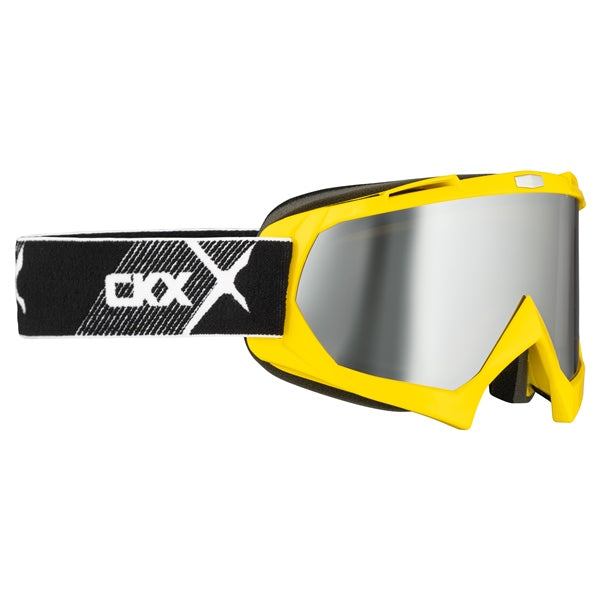 CKX Goggle JR assault Yellow Revo silver mirror - Driven Powersports