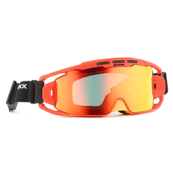 CKX Apex Goggle Orange/Red Double REVO RED MIRROR/Smoke - Driven Powersports