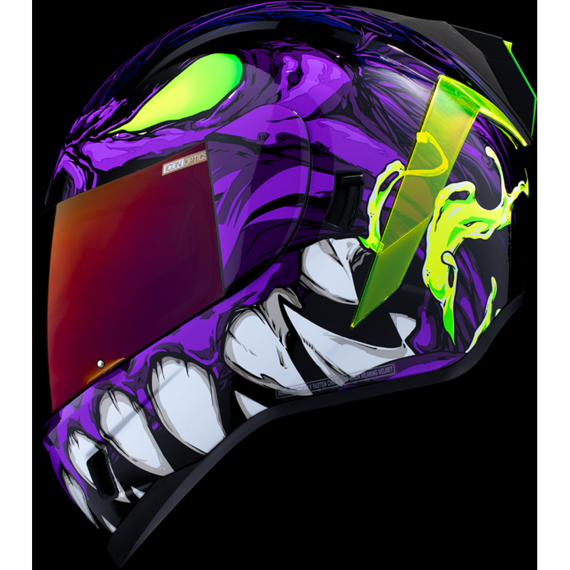ICON HELMET AIRFORM MIPS MANIK'RR Purple Left Side - Driven Powersports