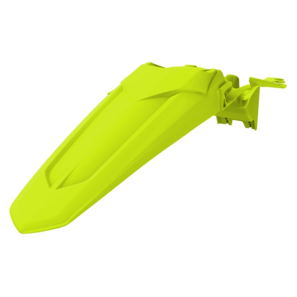 POLISPORT %REAR FENDER YZ450F 18-19 FLO Yellow - Driven Powersports