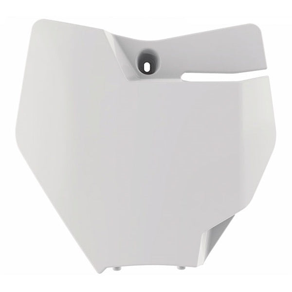 POLISPORT NUMBER PLATE 85SX 18 OEM White - Driven Powersports