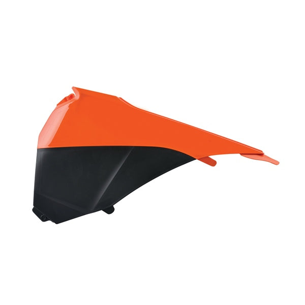 POLISPORT ORANGE_NOIR AIRBOX COVERS KTM 450 SX- F *PART W/ GLOSSY FINISH (8455100004) - Driven Powersports