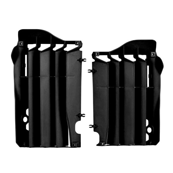 POLISPORT RADIATOR LOUVERS CRF250R (14-16) OEM (15-16) Black - Driven Powersports