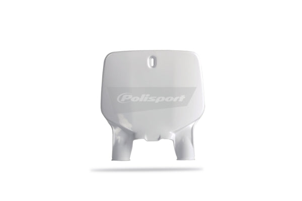 POLISPORT NUMBER PLATE KX125-KX250-KX500 96-02. White - Driven Powersports