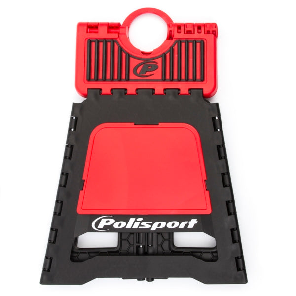 POLISPORT FOLDABLE BIKE STAND Black/Red - Driven Powersports