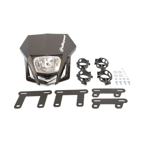 POLISPORT LMX HEADLIGHT Black - Driven Powersports