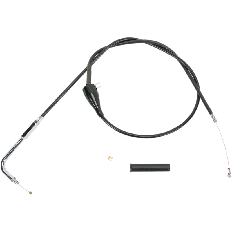 DRAG SPECIALTIES BLACK ST IDLE CABLE Front - Driven Powersports