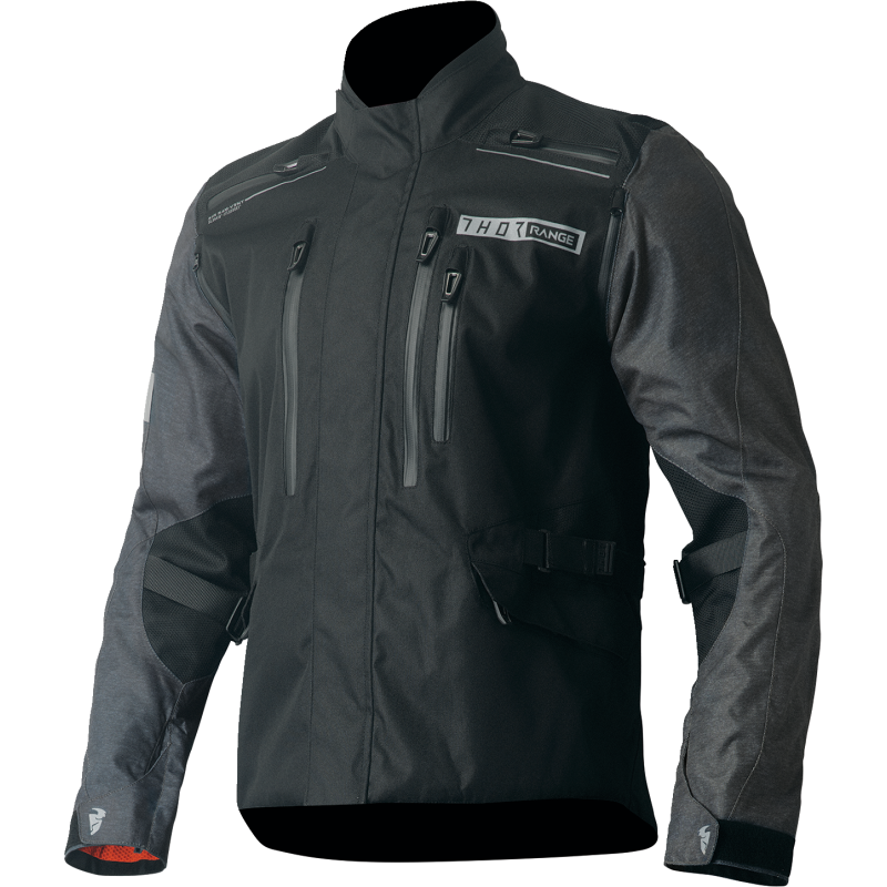 THOR JACKET RANGE Black/Heather Front - Driven Powersports