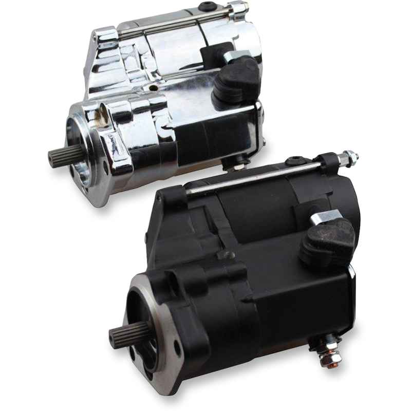 DRAG SPECIALTIES 90-06 1.7KW BT STARTER (DRAG) Black Front - Driven Powersports
