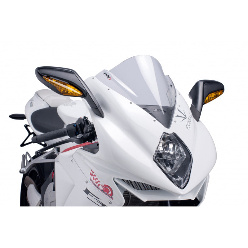 PUIG RACING WINDSCREEN MV AUGUSTADARK SMOKE Dark Smoke - Driven Powersports