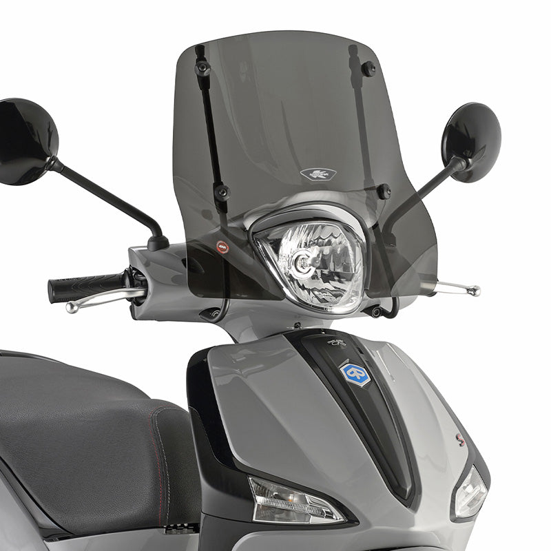 107SK Windshield - Smoke - Piaggio Liberty 50/150 - Driven Powersports