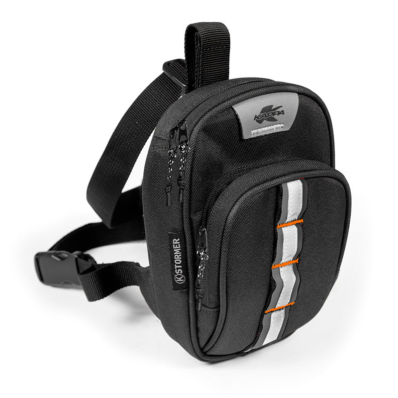 STO105 K-Stormer 1L Leg Bag - Black - Driven Powersports
