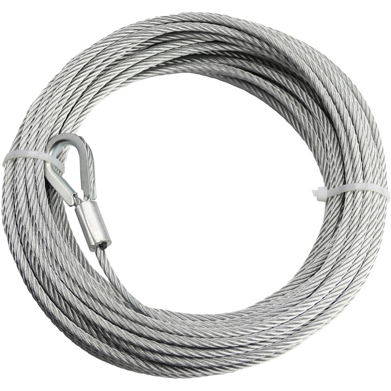 KFI STEEL CABLE (NO HOOK) 5/32' X 49' 2K BELOW - Driven Powersports