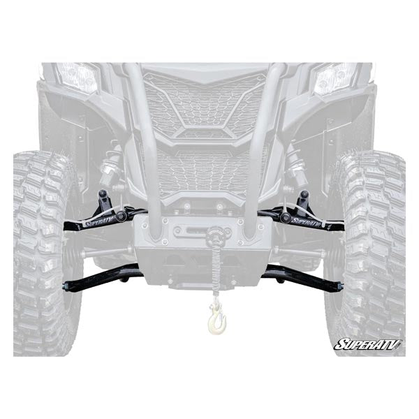 SuperATV High-Clearance 1.5" Forward Offset A-Arms w/ Keller Perf. Joints (AA-CA-T-1.5-HC-BK-02) - Driven Powersports