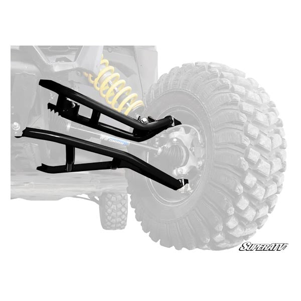 SuperATV High-Clearance A-Arms w/ Blk Heavy Duty Ball Joints (AA-CA-X3-002-TU-BH02) - Driven Powersports