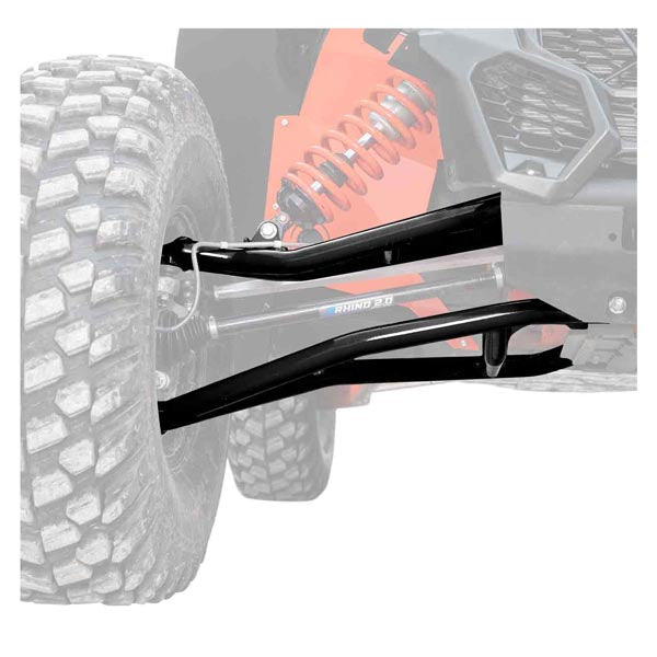 SuperATV Atlas Pro 2" Forward Offset A-Arms - Blk w/ Super Duty Ball Joints (AACAX372OHC001BSD02) - Driven Powersports