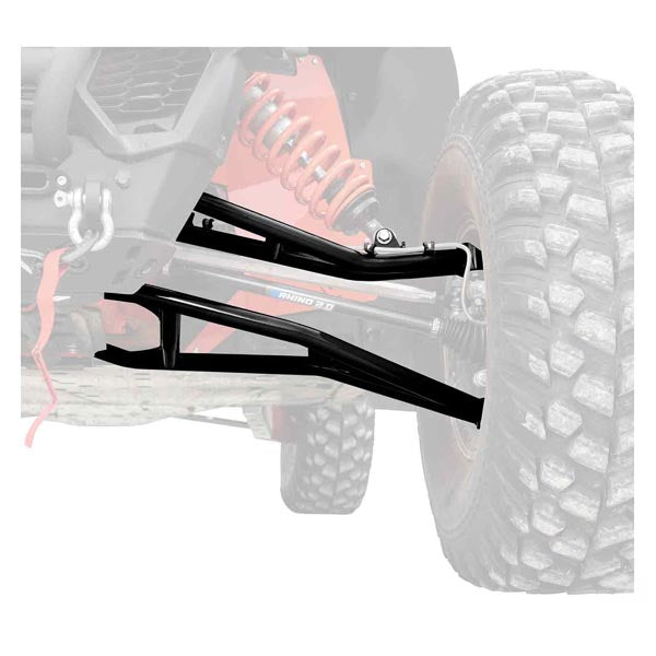 SuperATV High-Clearance 2" Forward Offset A-Arms w/ Std. Duty Ball Joints (AA-CA-X372OHC-02) - Driven Powersports