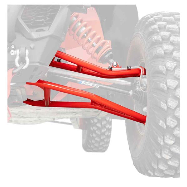 SuperATV High-Clearance 2" Forward Offset A-Arms w/ Std. Duty Ball Joints (AA-CA-X372OHC-BH-14) - Driven Powersports