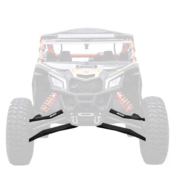 SuperATV High-Clearance Boxed Front A-Arms w/ Standard Duty Ball Joints (AA-CA-X3RS-001BXBS02) - Driven Powersports