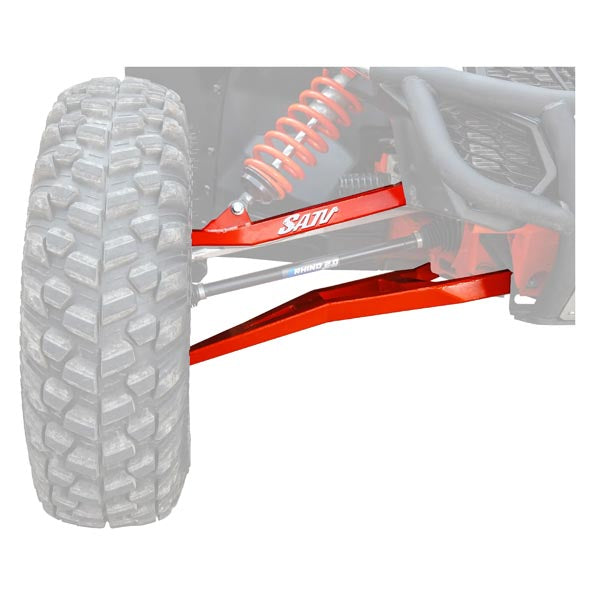 SuperATV Sidewinder A-Arms - Red (AA-CA-X3RS-1.5SS-14) - Driven Powersports