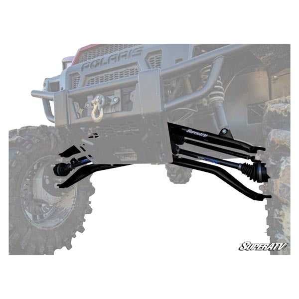 SuperATV High Clearance 2" Forward Offset A-Arms w/ Keller Perf Ball Joints (AA-P-RAN900H-HC-BK02) - Driven Powersports