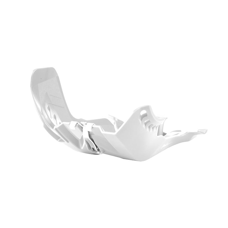 POLISPORT FORTRESS SKID PLATE HUSQVARNA (WHITE) - Driven Powersports