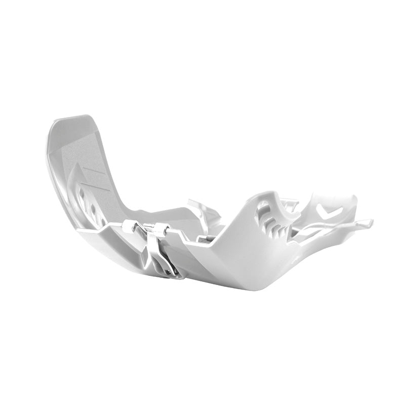 POLISPORT FORTRESS SKID PLATE HUSQVARNA/KTM (WHITE) - Driven Powersports