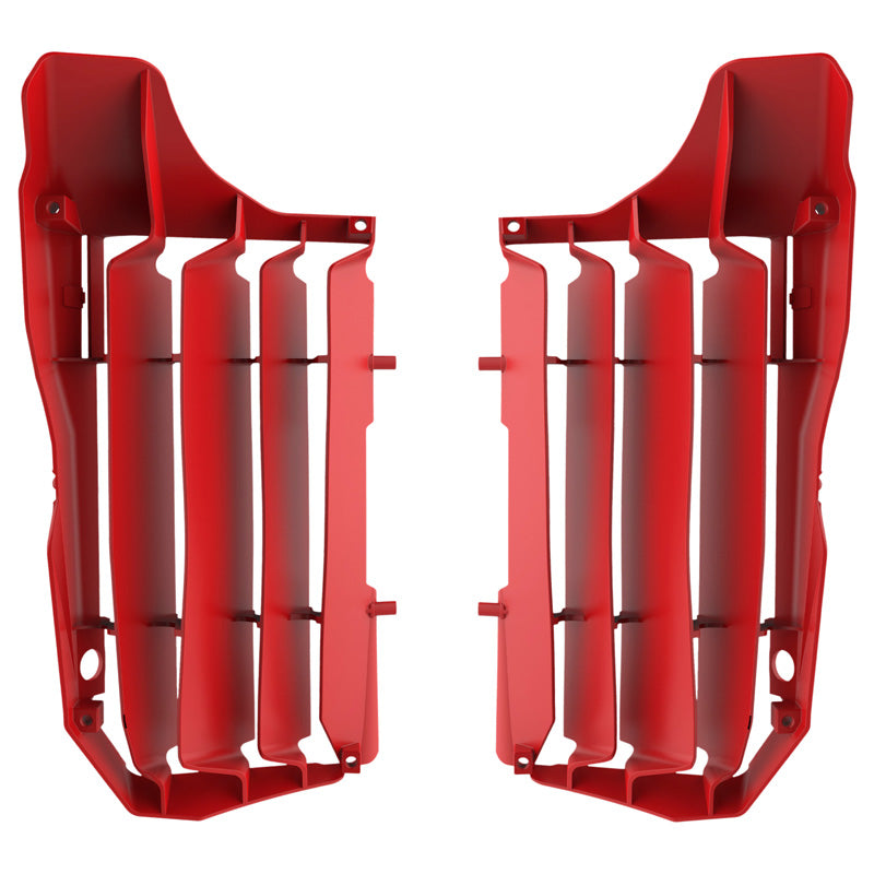POLISPORT RADIATOR LOUVERS HONDA (RED) - Driven Powersports