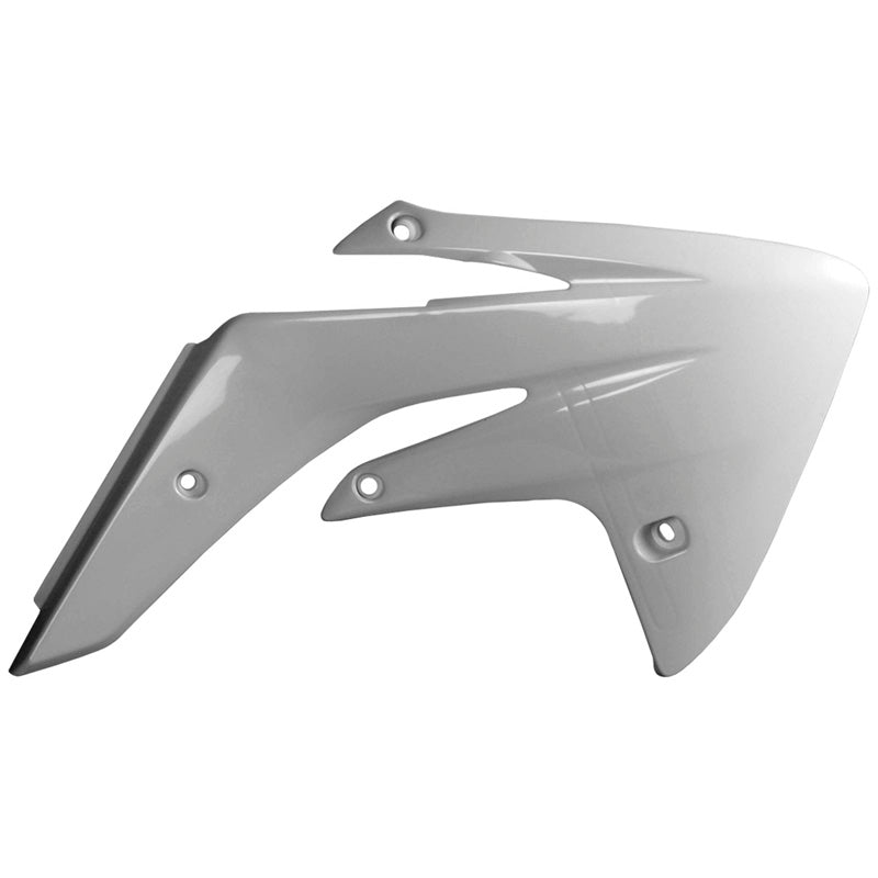 POLISPORT RADIATOR SCOOPS HONDA (WHITE) White - Driven Powersports