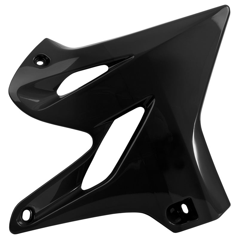 POLISPORT RADIATOR SCOOPS YAMAHA (BLACK) Black - Driven Powersports