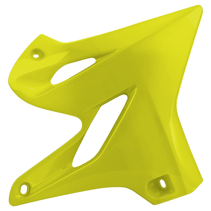 POLISPORT RADIATOR SCOOPS Yellow - Driven Powersports