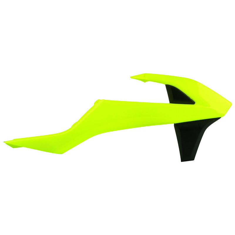 POLISPORT RADIATOR SCOOPS Yellow - Driven Powersports