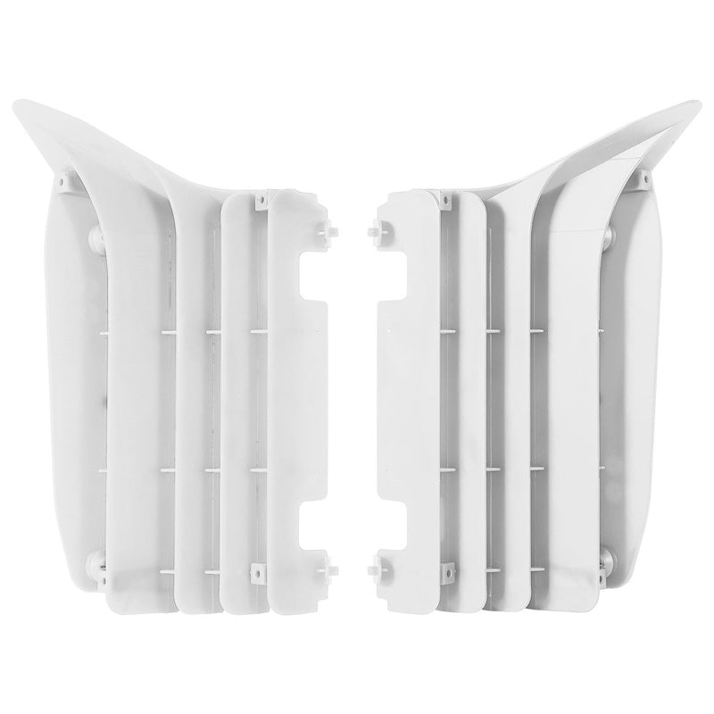 POLISPORT RADIATOR LOUVERS YAMAHA (WHITE) White - Driven Powersports